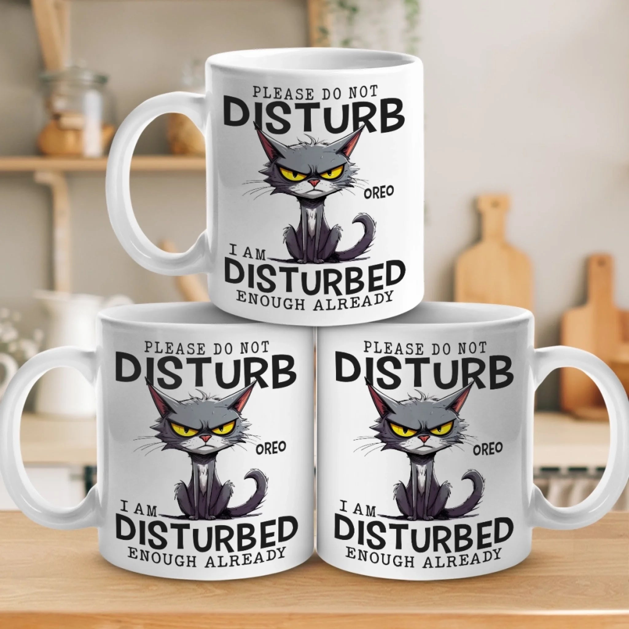 Cranky Cat Club - Friend Personalized Custom Mug - Gift For Yourself, Best Friends, Sisters, Family Members, Coworkers