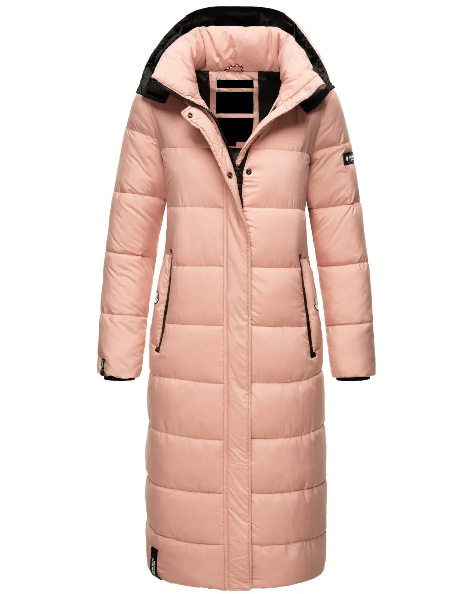 ladies long winter jacket quilted