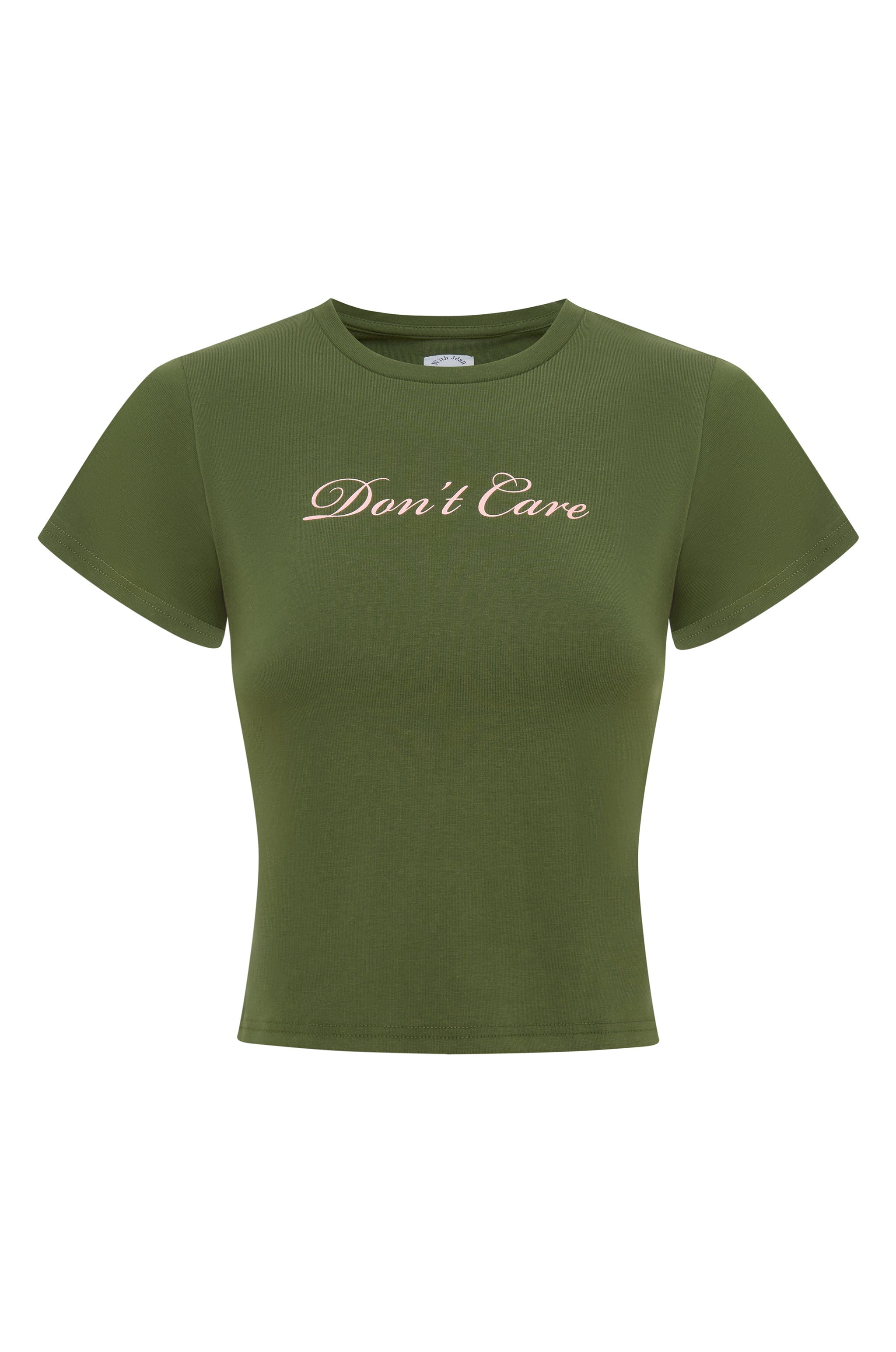 Don't Care Tee | Khaki