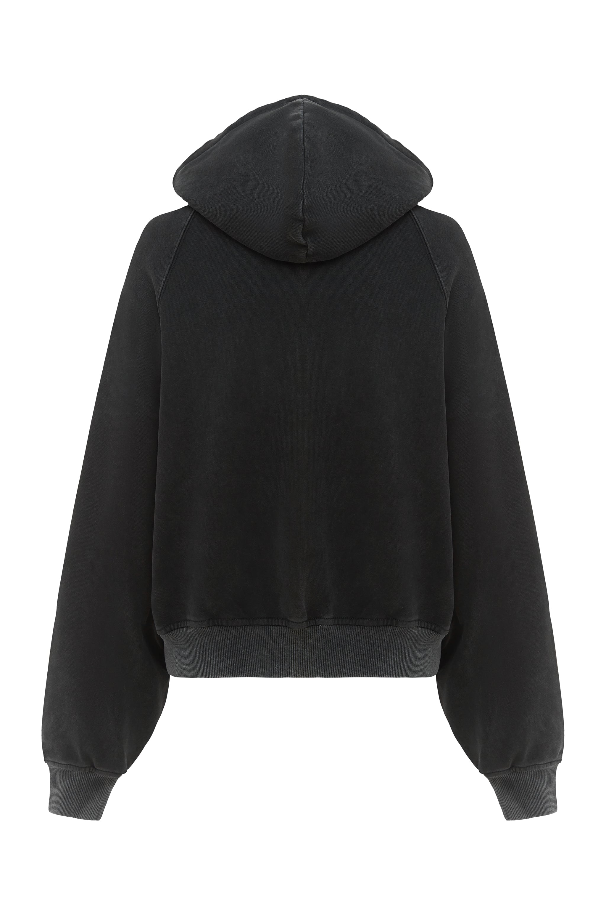 Lucky Zip Through | Washed Grey