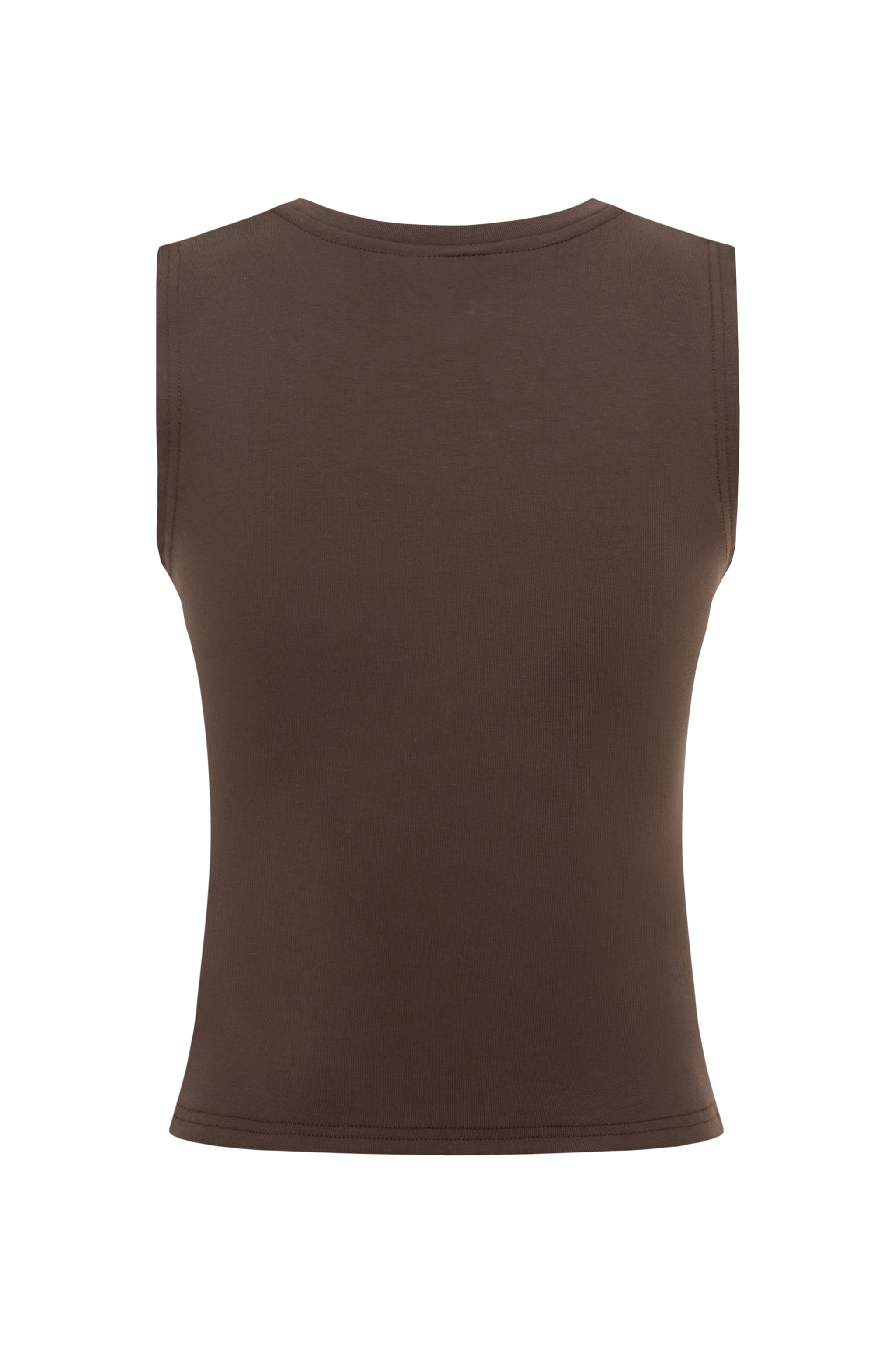 Straight Sevens Tank | Brown