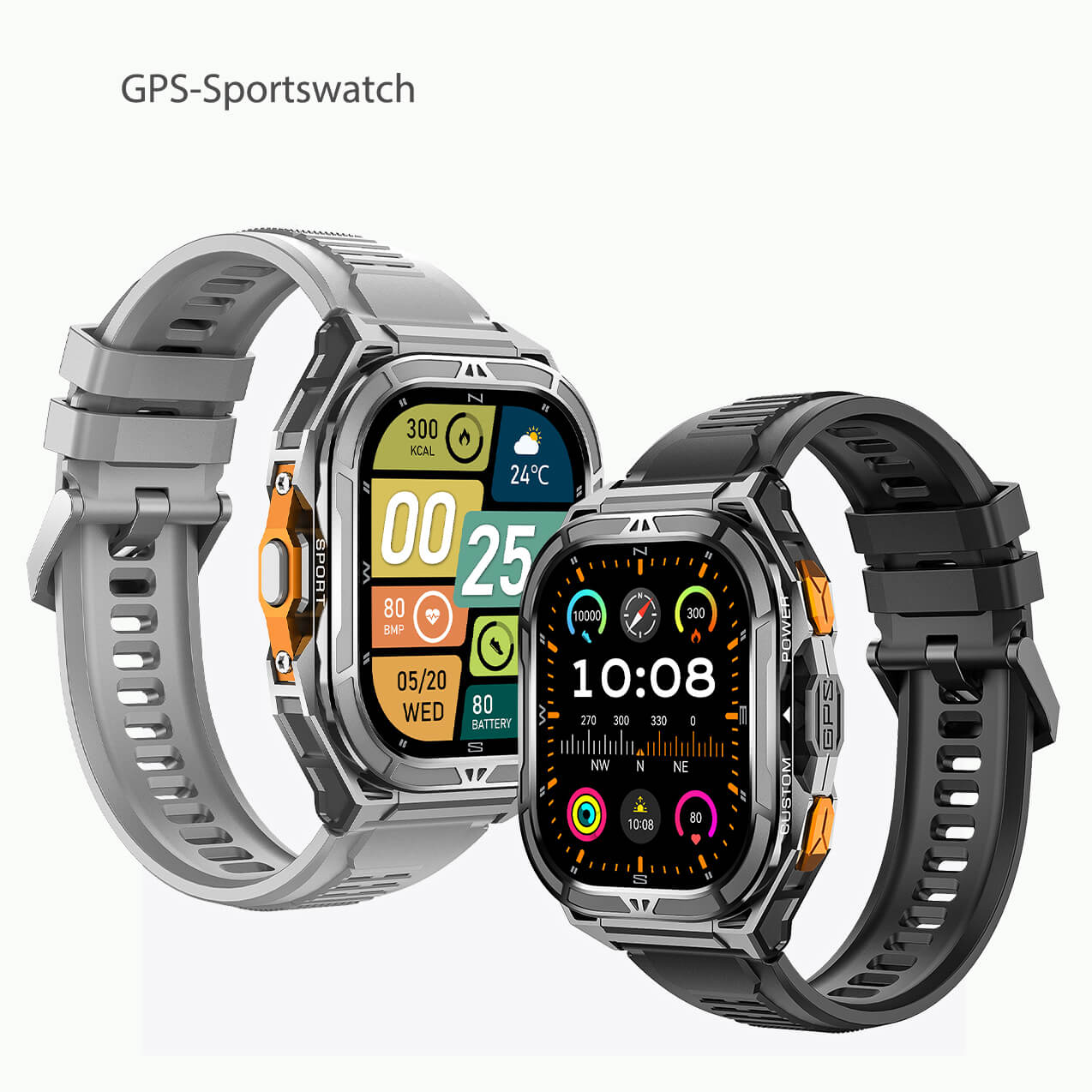 Aegis X5 – GPS-Sportuhr / Quadratisch