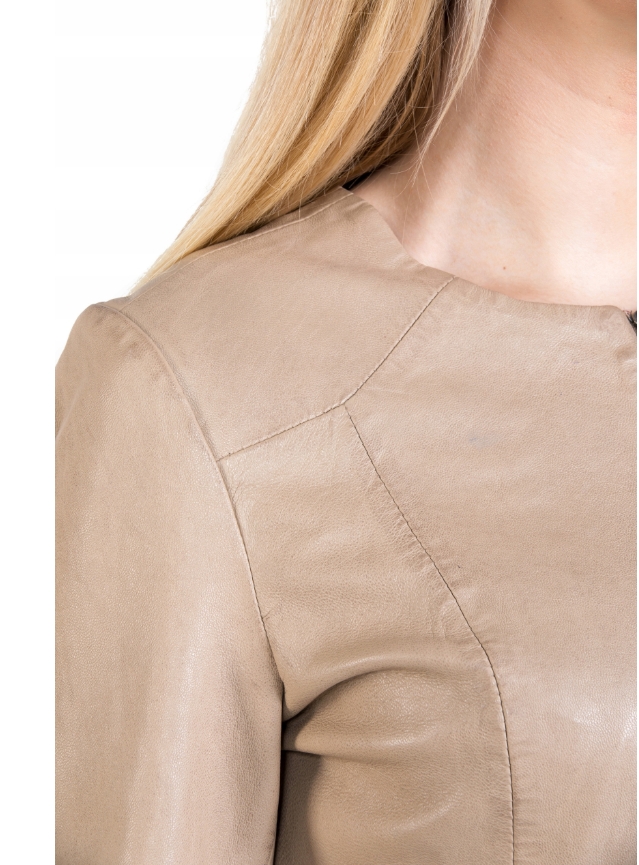 🔥 WYPRZEDAŻ! Prawdziwa kurtka skórzana damska – Klasyczny krój & Najwyższa jakość ✨