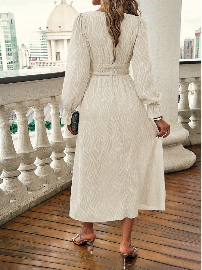 🔥 PROMOCJA! Elegancka sukienka maxi damska – Unikatowy wzór + wygodny elastyczny pas ✨