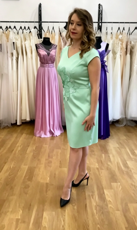 ✨Oferta specjalna: 48% zniżki✨ Sukienka z kwiatowym wzorem