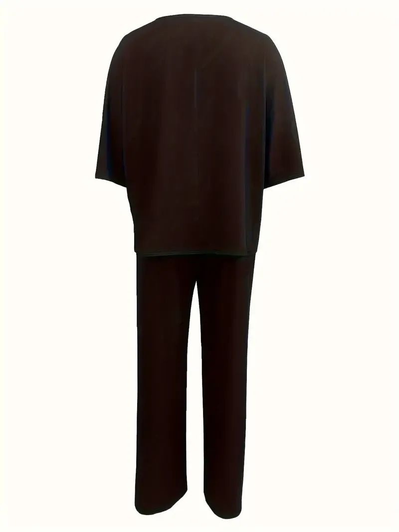 ELEGANCKI JEDNOKOLOROWY GARNITUR DAMSKI | DARMOWA WYSYŁKA + LIMITOWANA PROMOCJA!