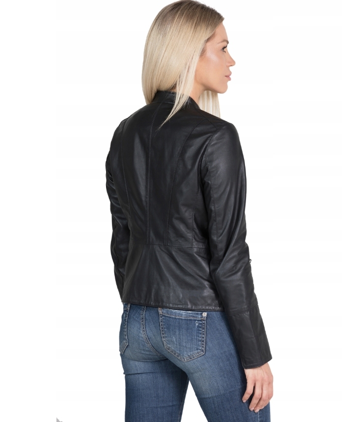 🔥 WYPRZEDAŻ! Prawdziwa kurtka skórzana damska – Klasyczny krój & Najwyższa jakość ✨