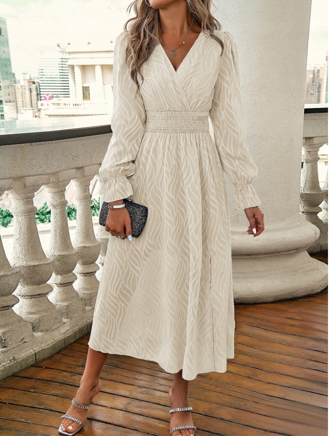 🔥 PROMOCJA! Elegancka sukienka maxi damska – Unikatowy wzór + wygodny elastyczny pas ✨