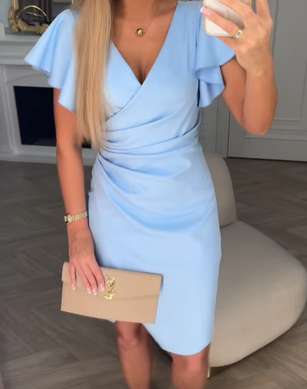 Beżowa sukienka Nadia✨Promocja