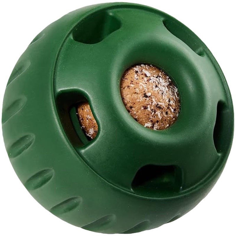 Interactive Silicone Treat Dispensing Ball for Dogs – Slow Feeder Chew Toy