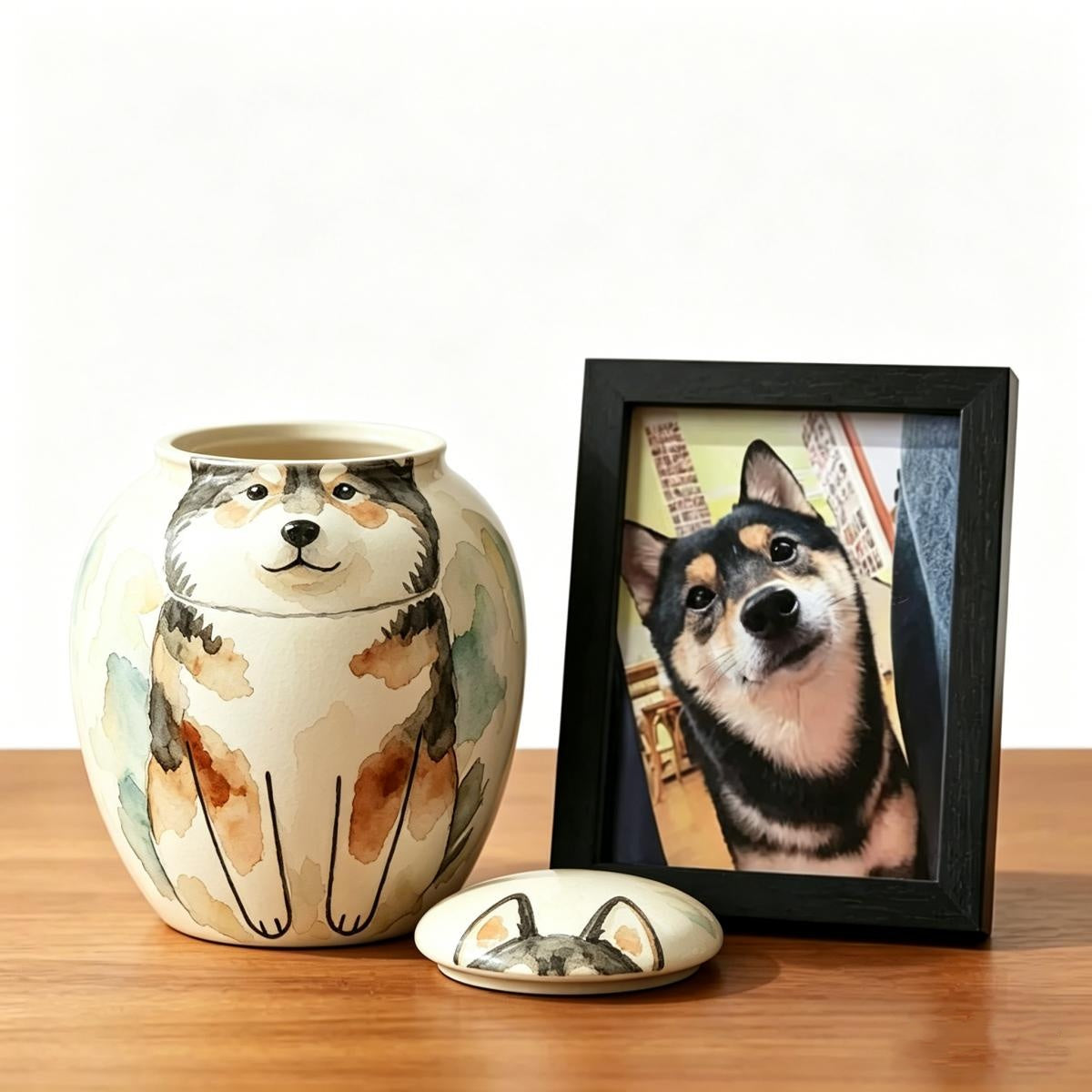 Custom Ceramic Pet Urn - URN002 detail 4
