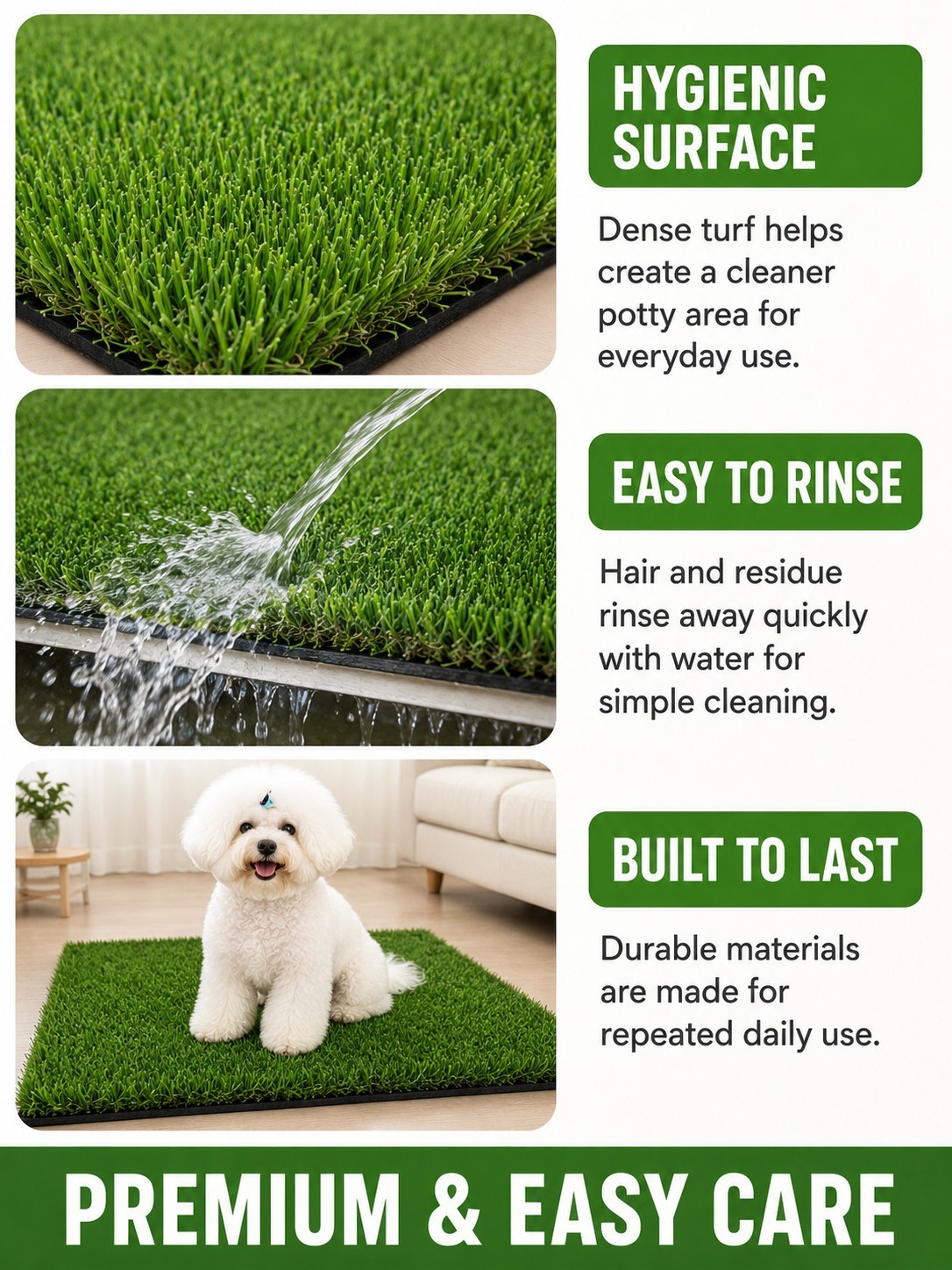 Artificial Grass Dog Potty Mat