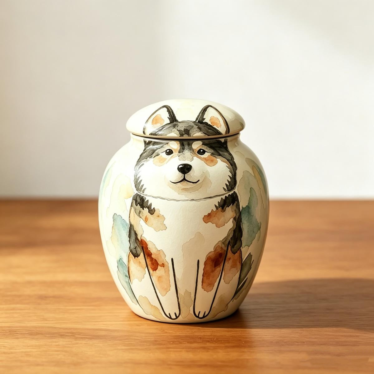 Custom Ceramic Pet Urn - URN002 detail 3