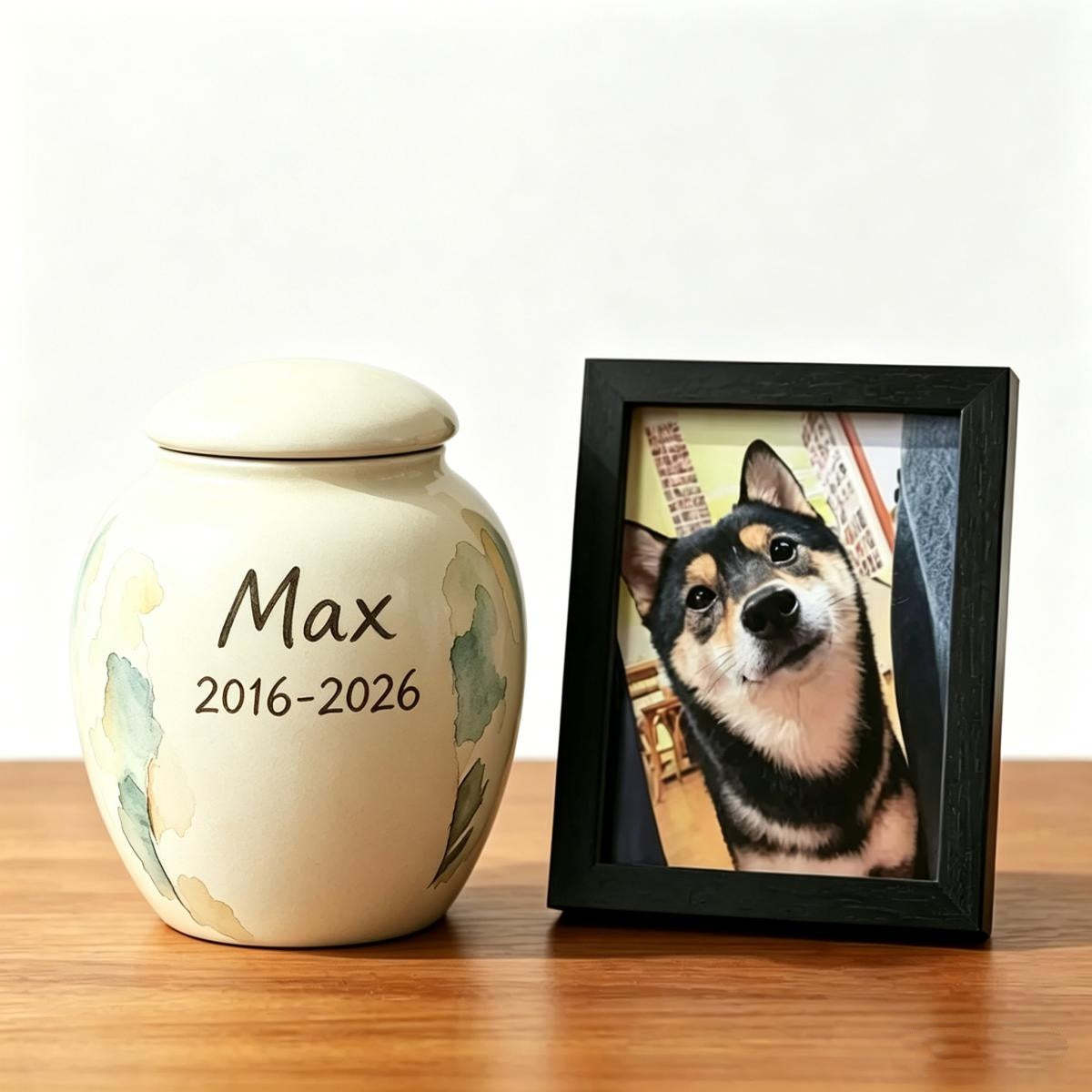 Custom Ceramic Pet Urn - URN002 detail 2