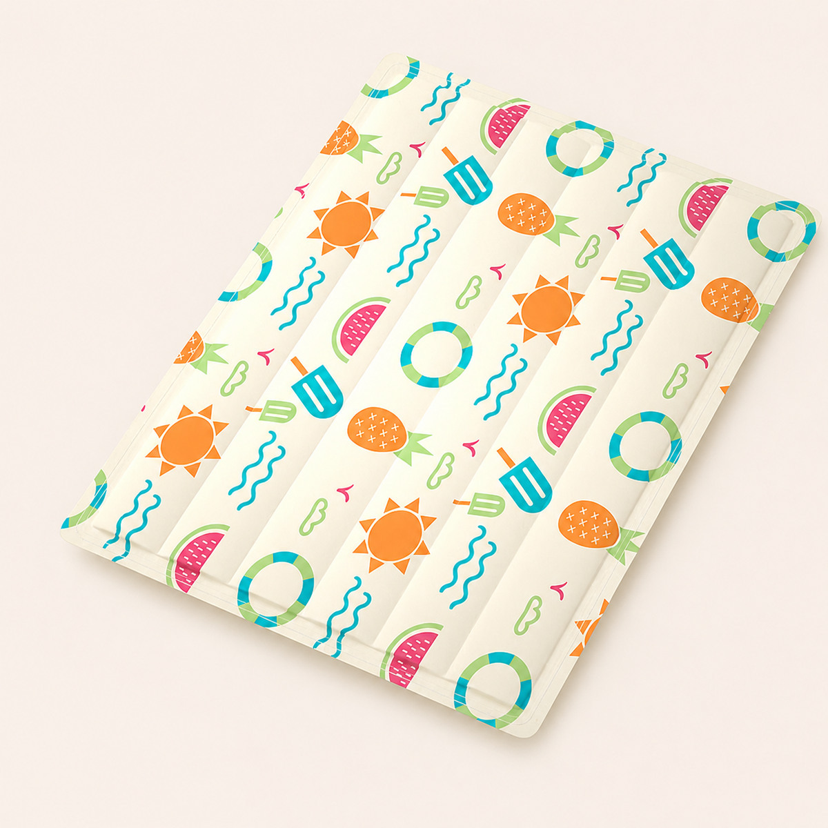 Yellow Summer ChillNest Self-Cooling Pet Gel Mat