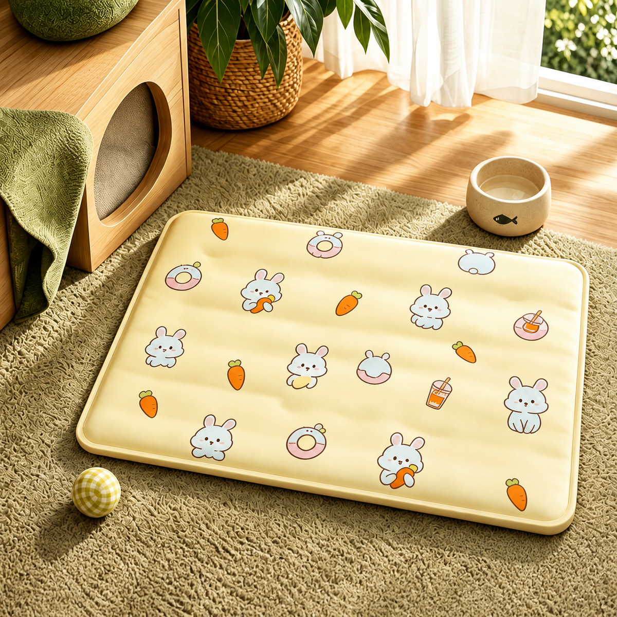 Bunny ChillNest Self-Cooling Pet Gel Mat