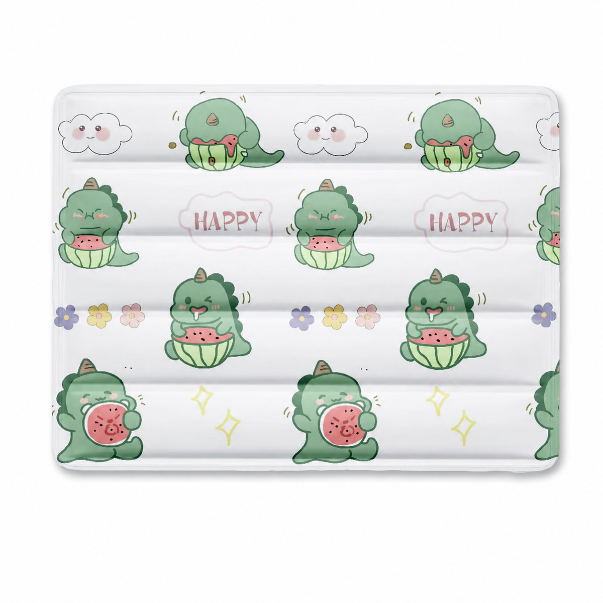 Watermelon Dinosaur ChillNest Self-Cooling Pet Gel Mat