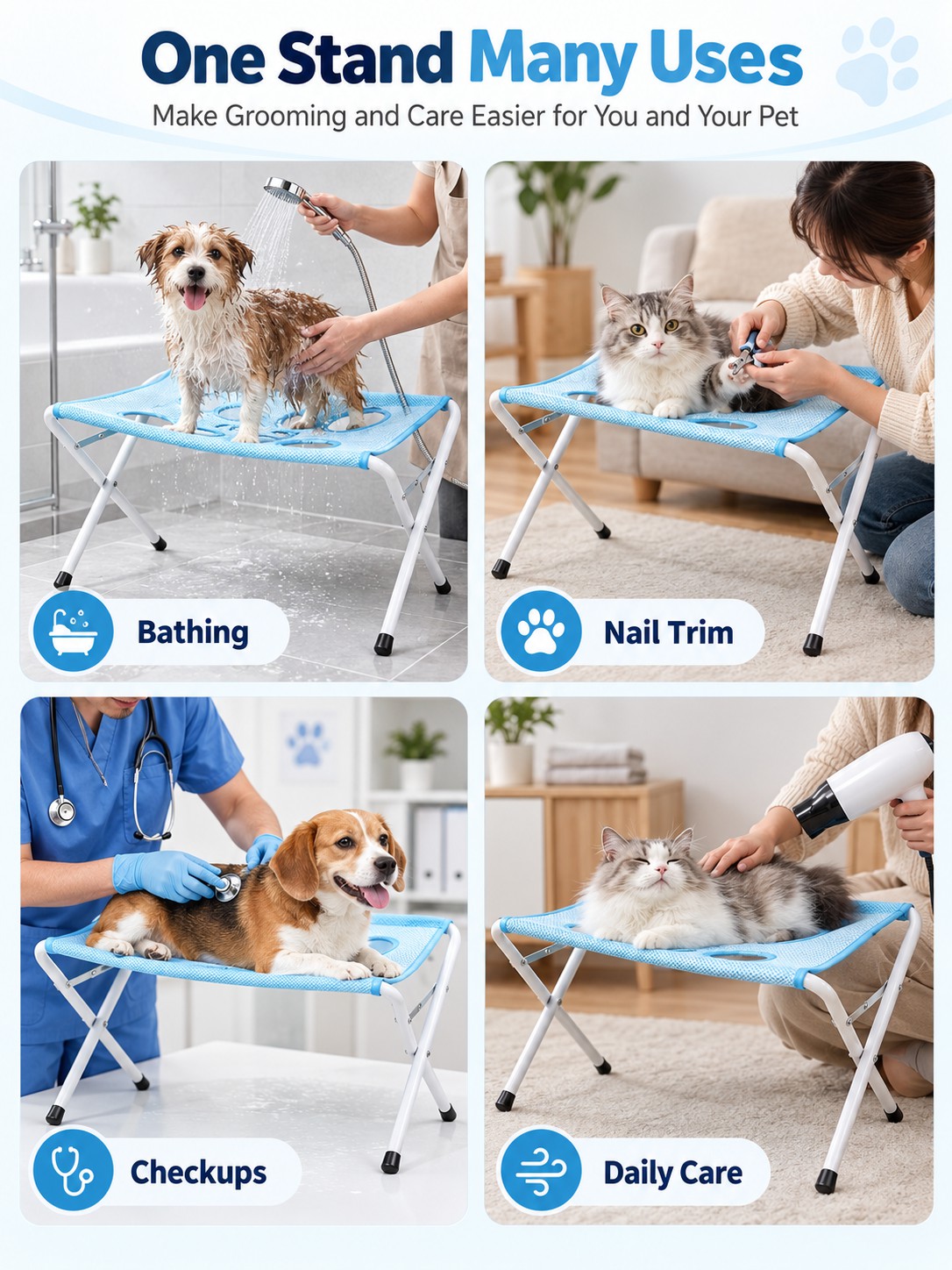 Havomi Pet Bathing & Grooming Support Stand