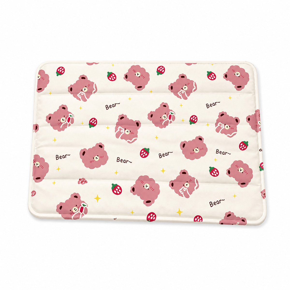 Strawberry Bear ChillNest Self-Cooling Pet Gel Mat