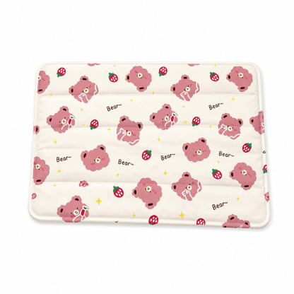 Strawberry Bear ChillNest Self-Cooling Pet Gel Mat