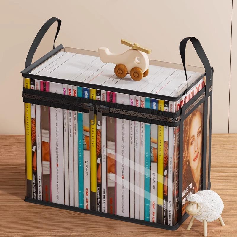 Camping Heavy-Duty Clear Thick Plastic Storage Box with Hinged Lid, High-Capacity Organizer for Home, Moving, Outdoor Use