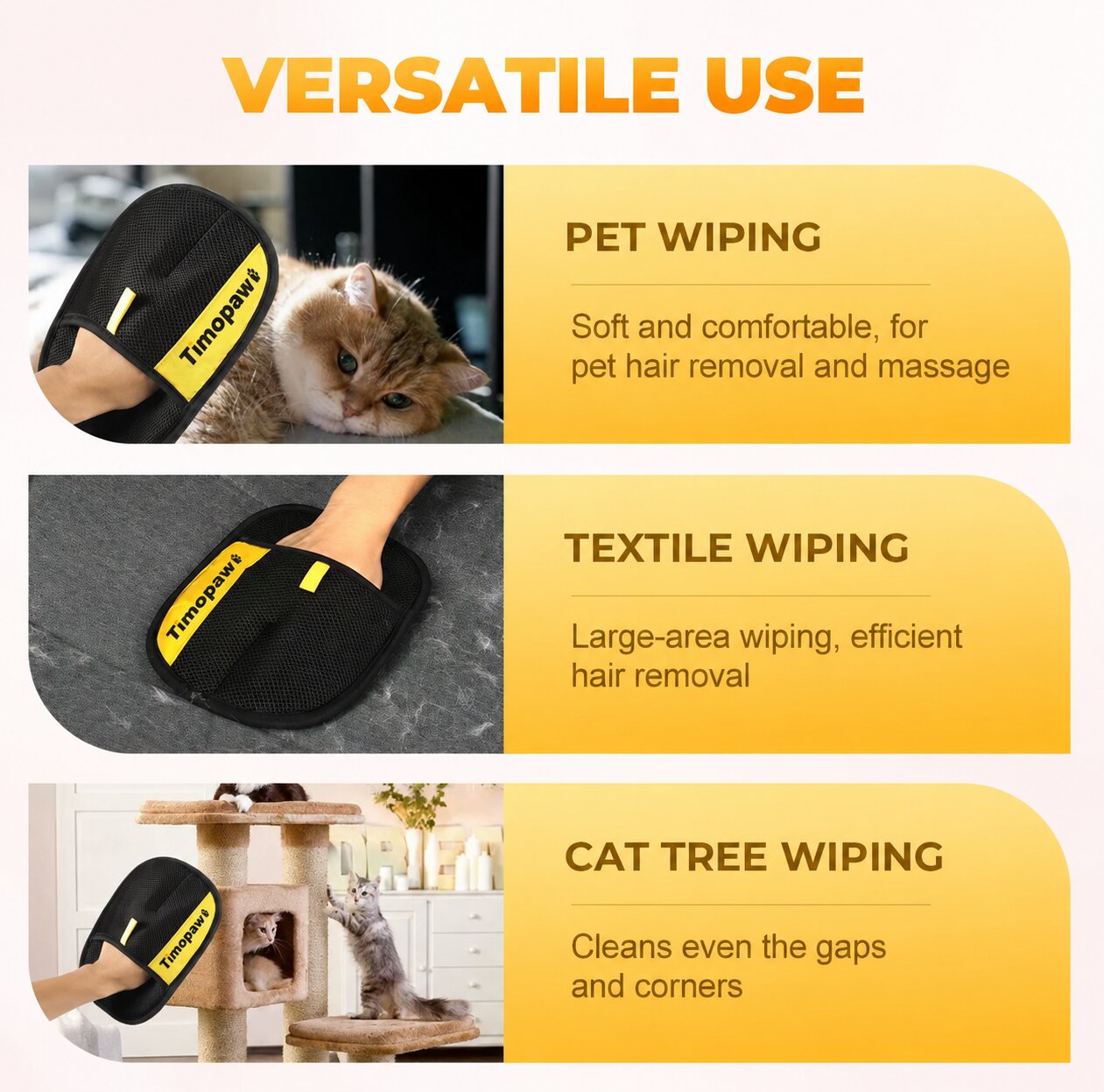 Pet Hair Removal Glove detail 6