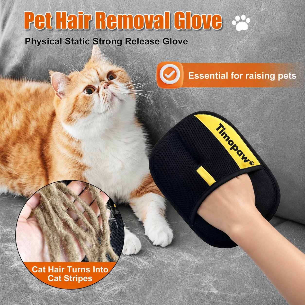 Pet Hair Removal Glove detail 8