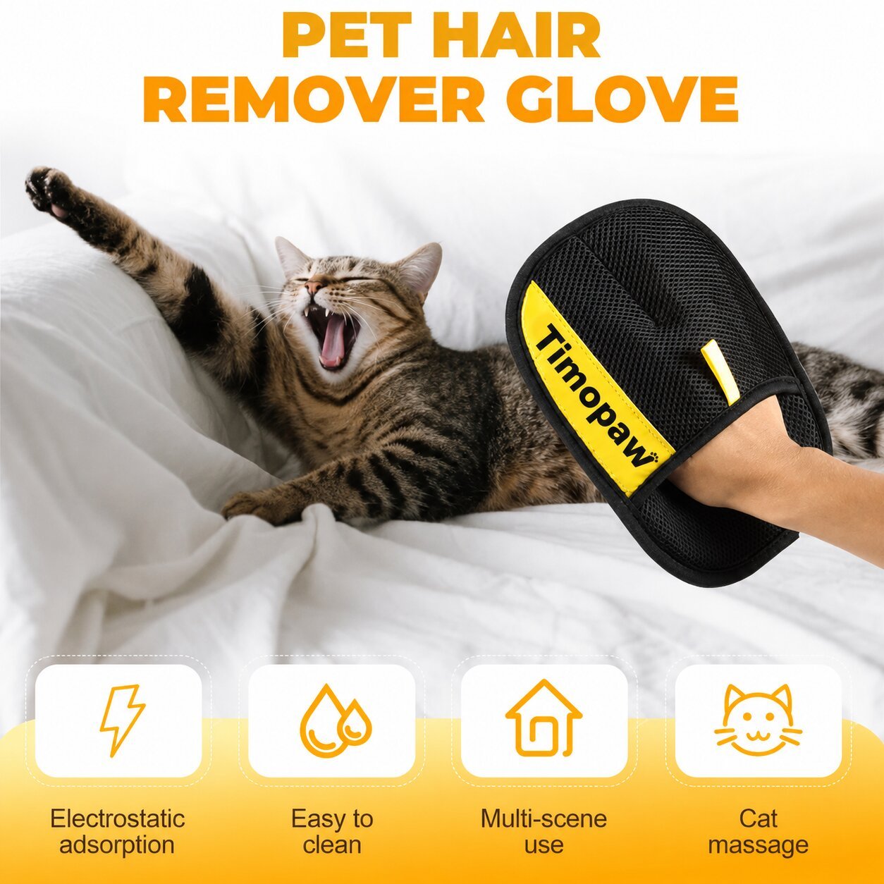 Pet Hair Removal Glove detail 9