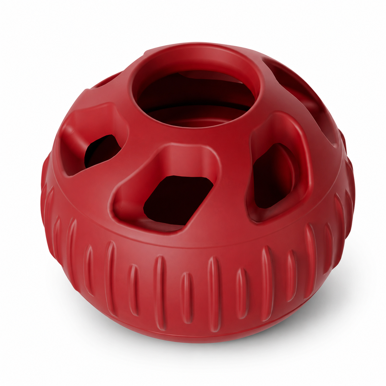 Interactive Silicone Treat Dispensing Ball for Dogs – Slow Feeder Chew Toy