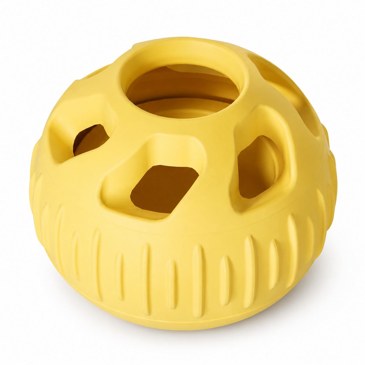 Interactive Silicone Treat Dispensing Ball for Dogs – Slow Feeder Chew Toy