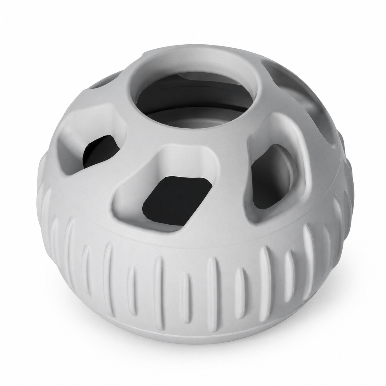 Interactive Silicone Treat Dispensing Ball for Dogs – Slow Feeder Chew Toy