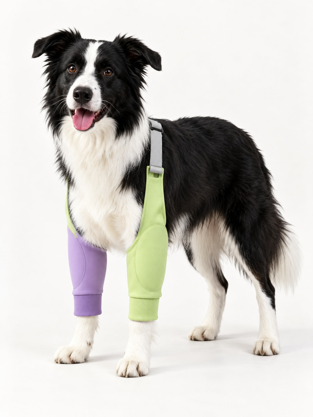 Colorblock dog elbow sleeves