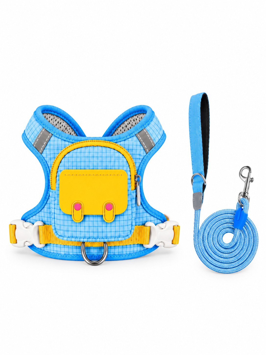 Havomi PocketFit Backpack Dog Harness & Leash Set