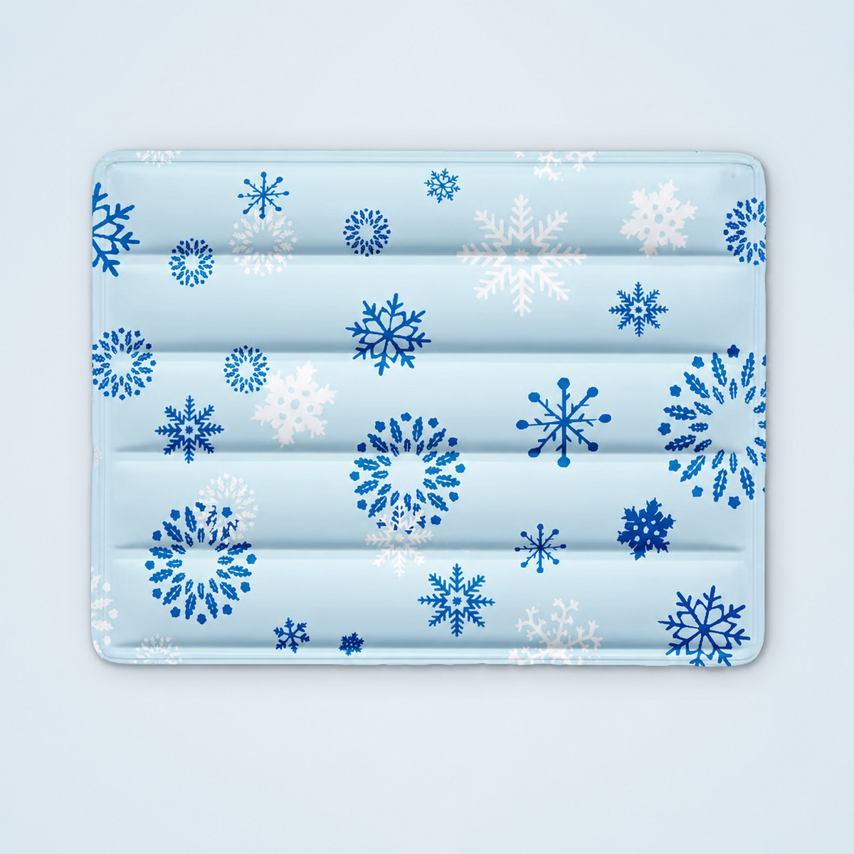 Blue Snowflake ChillNest Self-Cooling Pet Gel Mat