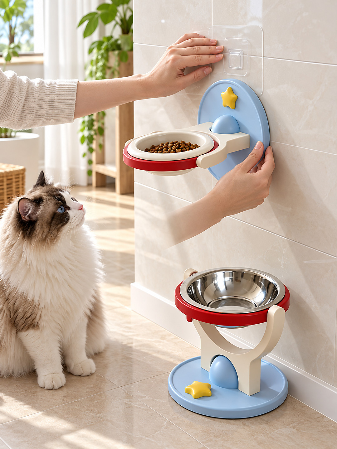 Havomi FlexiFeast Wall & Floor Pet Bowl - product image 4