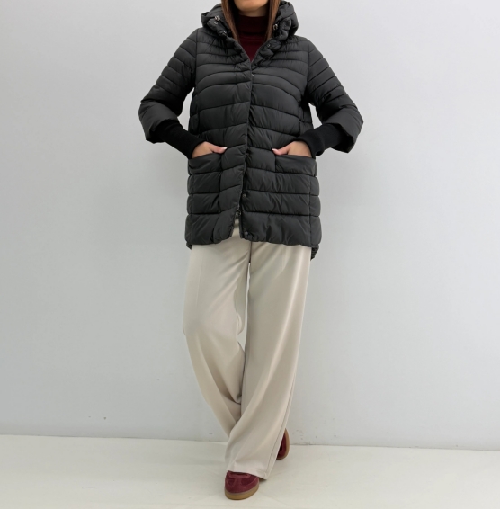 Elegant Sage Quilted Outerwear Vest