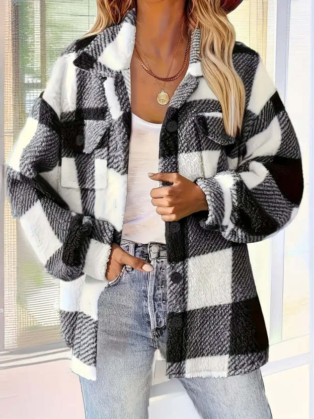 New women's plush winter jacket 2025