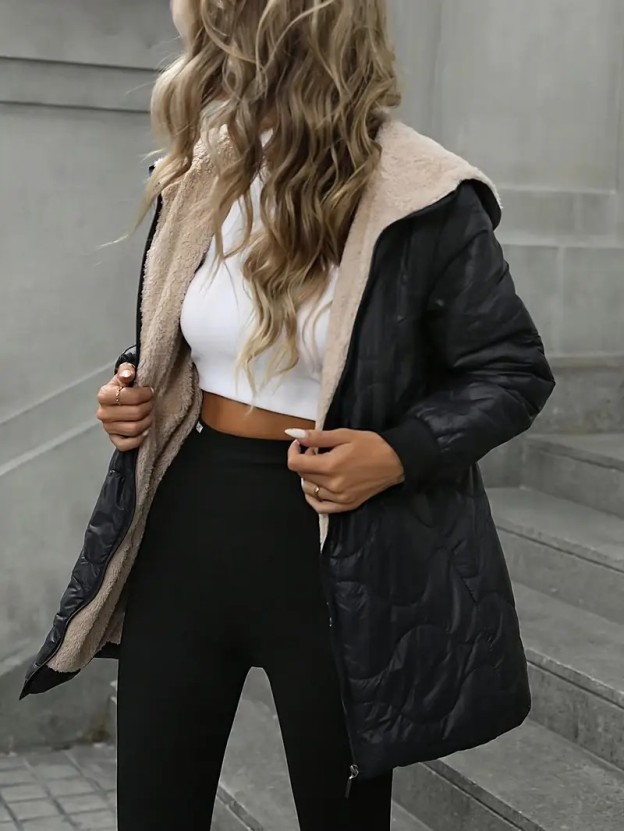 Women's cotton hooded jackets for everyday wear