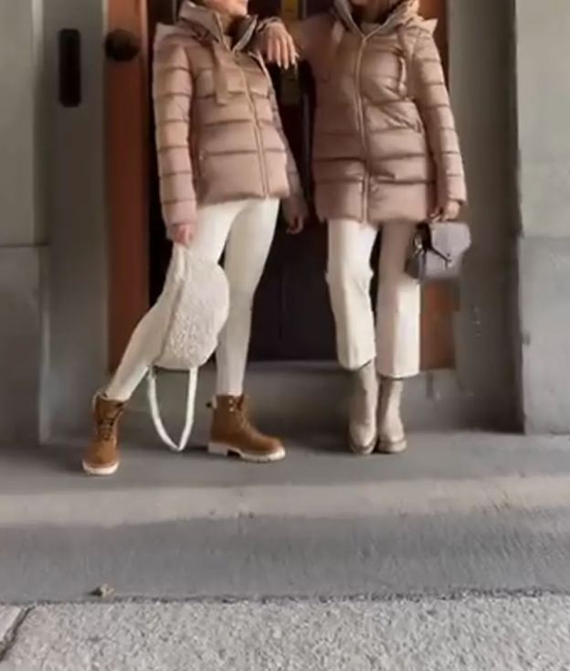 [Copy]Brown Faux Fur Hooded Cape Jacket