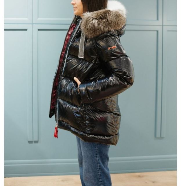 [Copy]Elegant Long Puffer Jackets with Furry Hoods