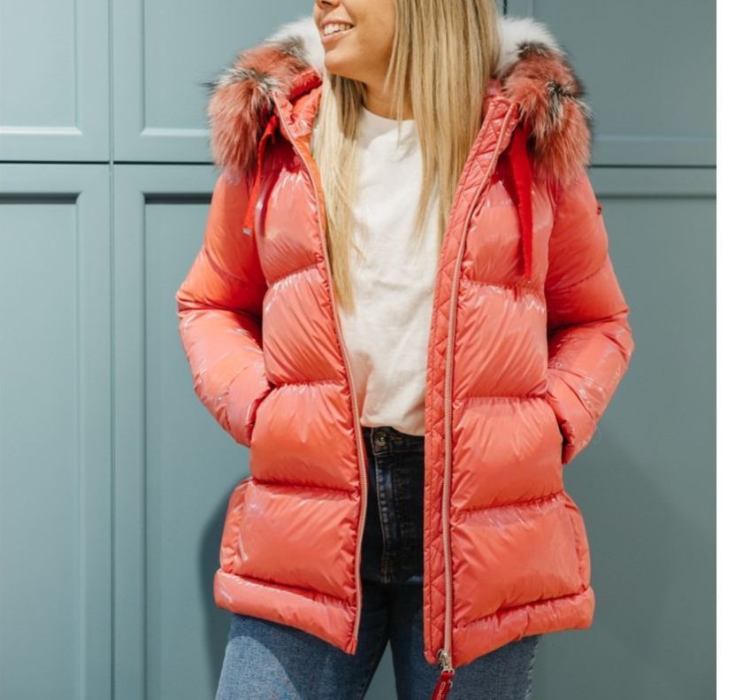 [Copy]Elegant Long Puffer Jackets with Furry Hoods