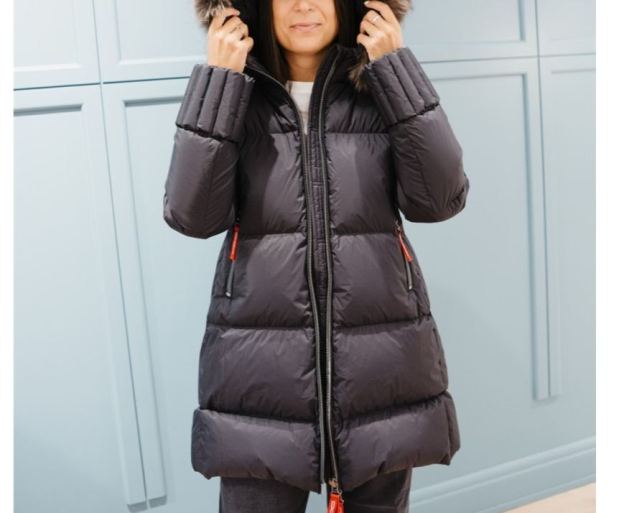 [Copy]Shiny Puffer Coats with Faux Fur Hoods