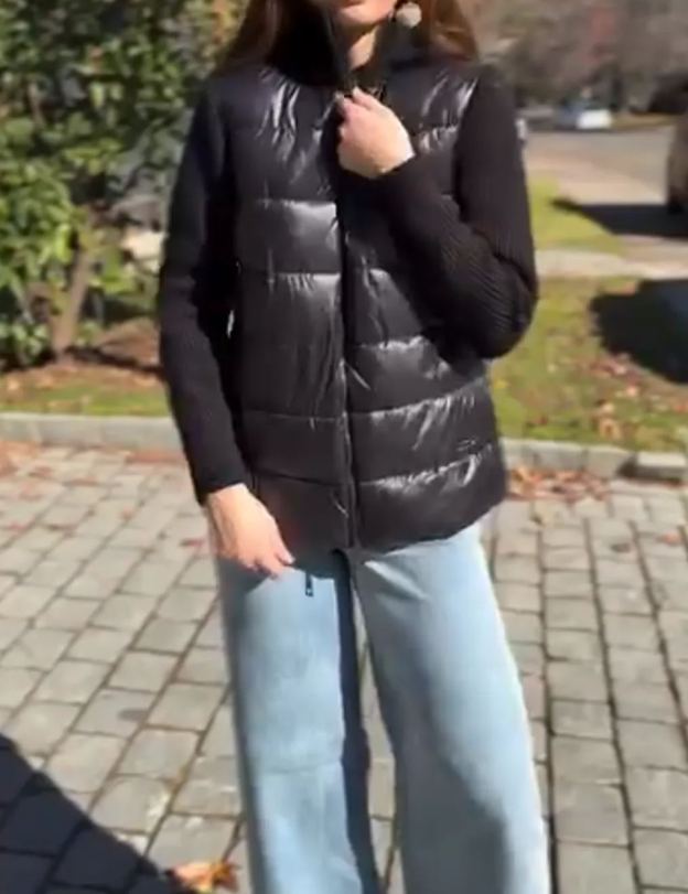 [Copy]Short Jacket with Quilted Accents