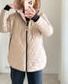 [Copy]Taupe Short Puffer Jacket with Hood