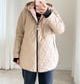 [Copy]Taupe Short Puffer Jacket with Hood
