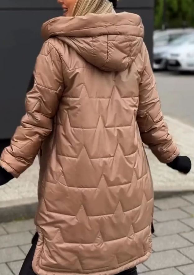 [Copy]Chic Black Puffer Coat with Faux Fur Trim