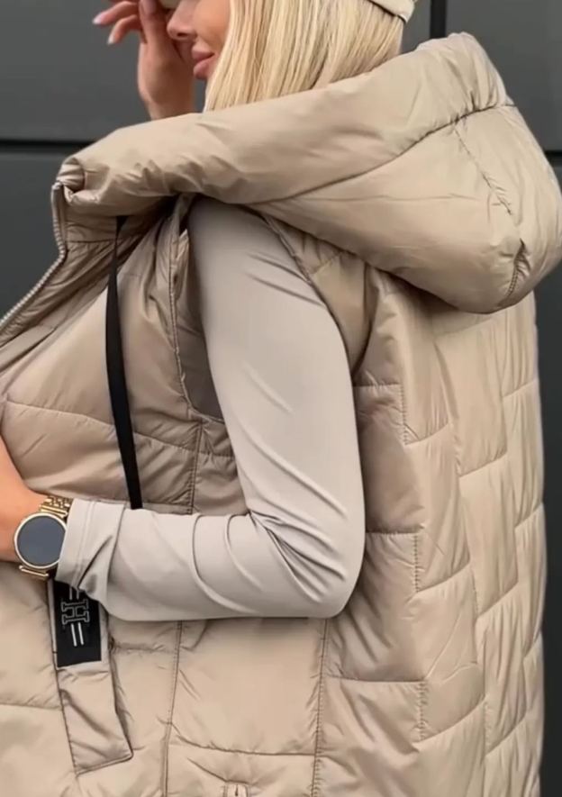 [Copy]Short Quilted Puffer Jacket with Hood