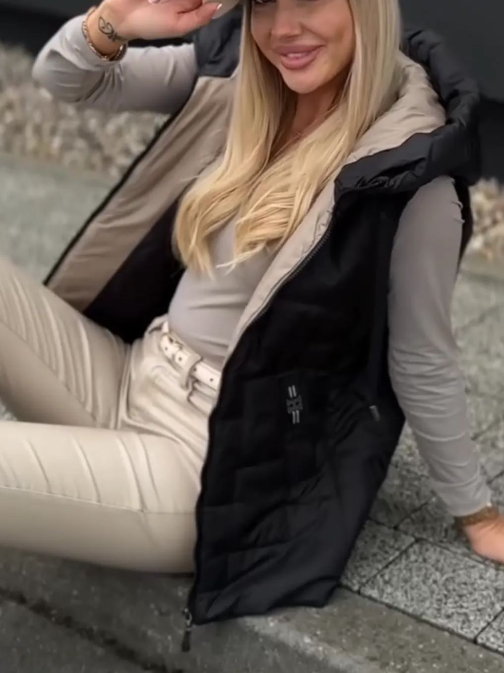 [Copy]Short Quilted Puffer Jacket with Hood