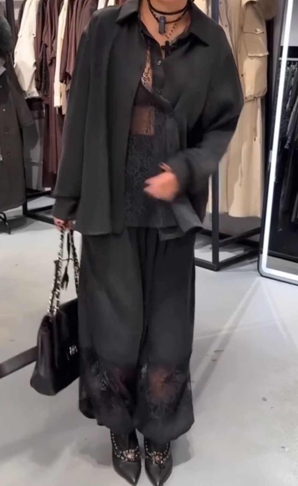 [Copy]Terracotta Linen Two-Piece Set: Button-Up Shirt + Wide Leg Pants