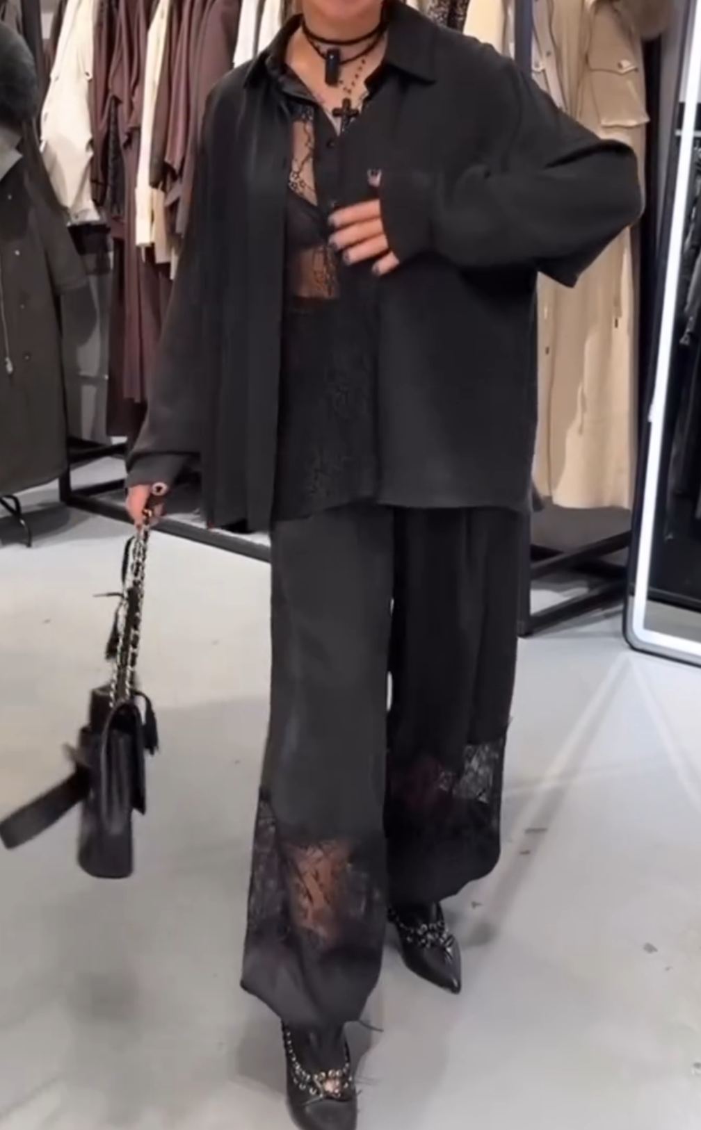 [Copy]Terracotta Linen Two-Piece Set: Button-Up Shirt + Wide Leg Pants